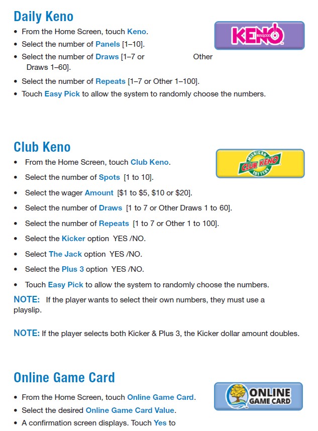 Selling draw games 5 