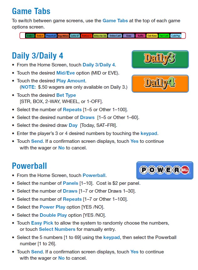 Selling draw games 2 