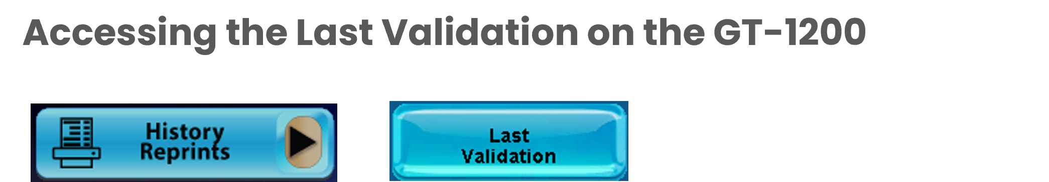 accessing last validation report