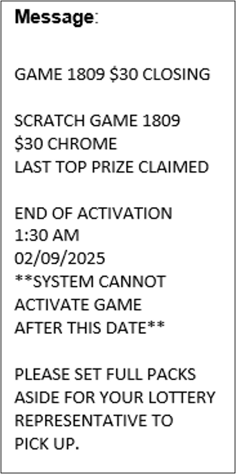 game closure example