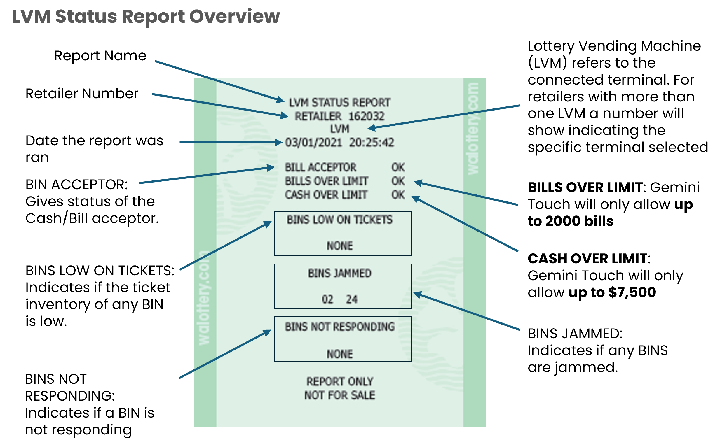 itvm status report overview